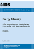 Energy Intensity: A Decomposition and Counterfactual Exercise for Latin American Countries
