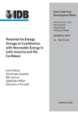 Potential for Energy Storage in Combination with Renewable Energy in Latin America and the Caribbean